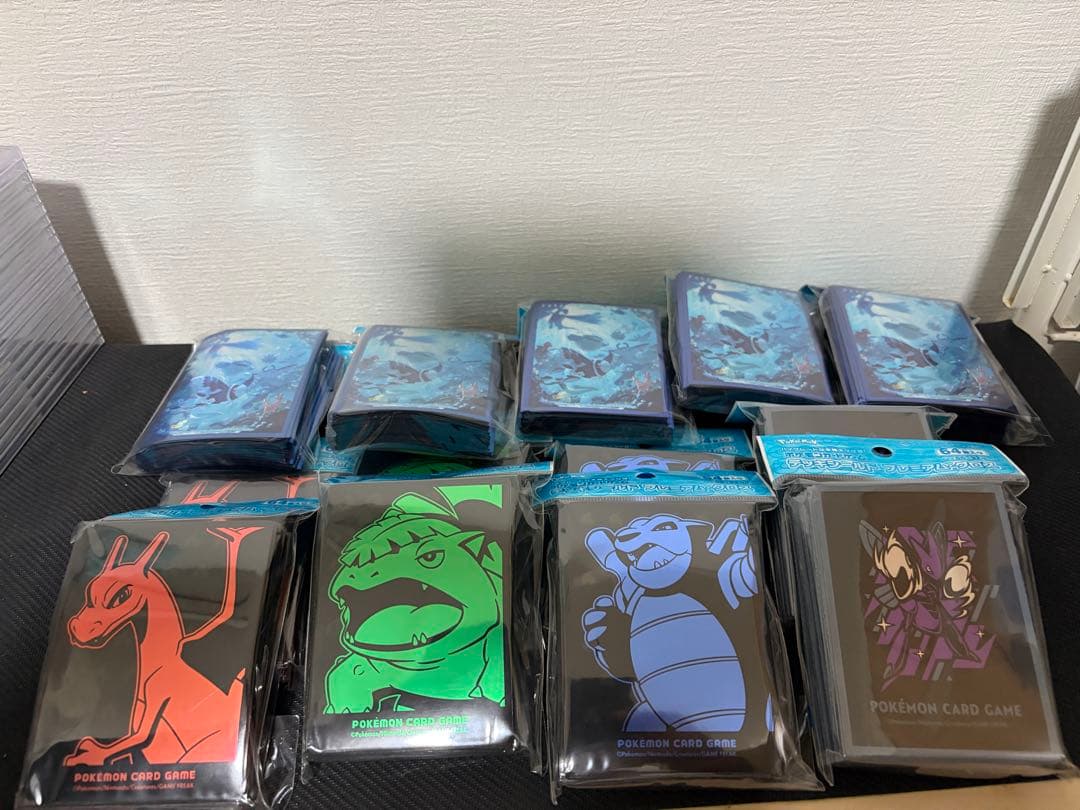 新品　デッキシールド　プレミアムグロス　13個セット　ポケモン　御三家