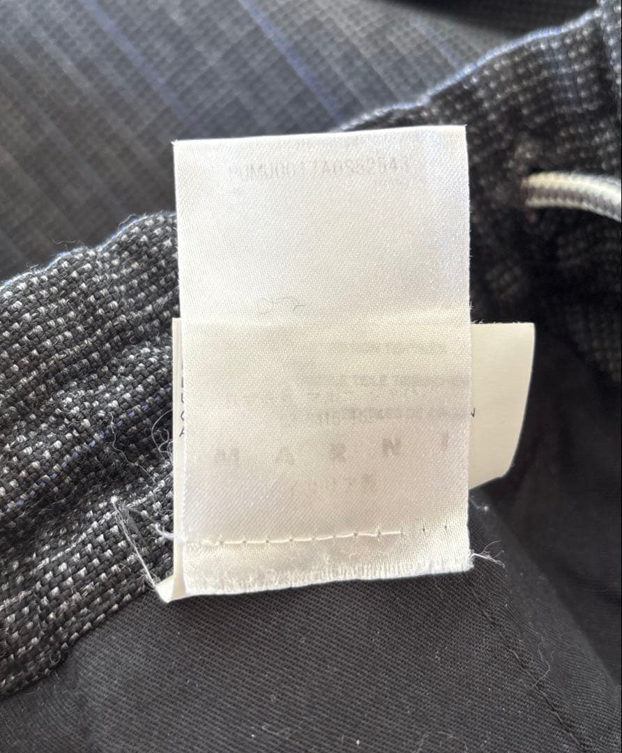 MARNI ワイドテーパードパンツ タック入り オーバーサイズ 44