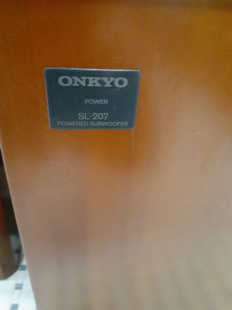 美品！ヤマハDSP-AX459 & Onkyo SL-207ウーハァー セット！