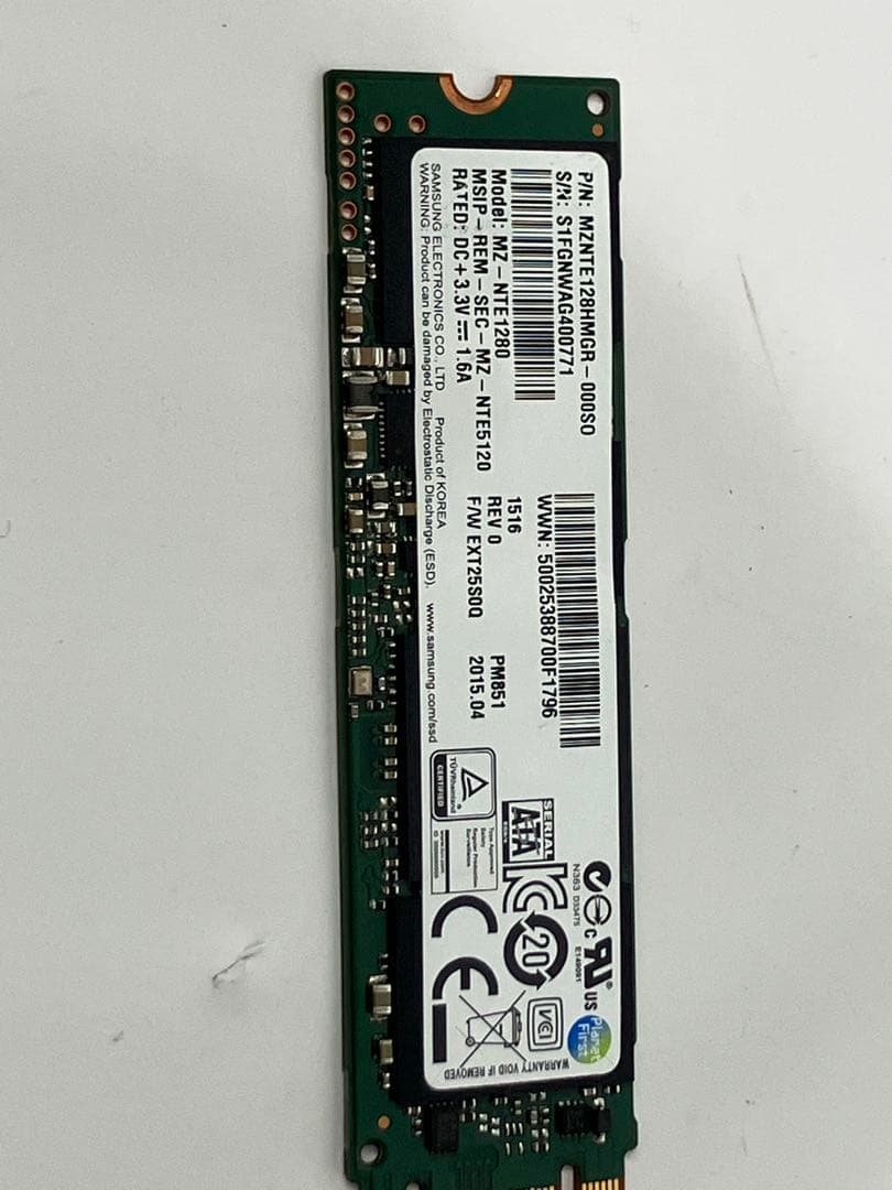 送料込M.2 SATA128GB 5枚セットSANDISK Samsung D3