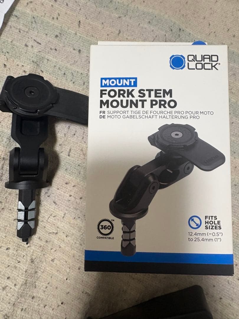 アクセサリー QUAD LOCK FORK STEM MOUNT PRO
