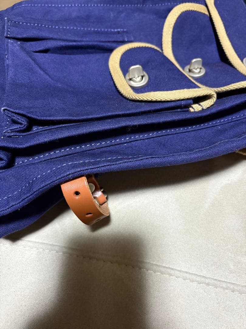 【美品】一澤帆布　地質調査バック　紺色