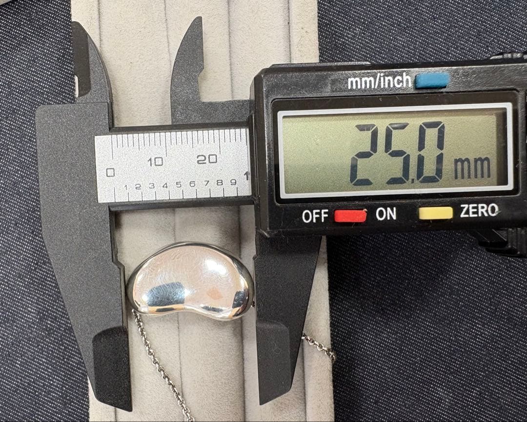 Tiffany ティファニー ラージ ビーンズ ロングネックレス 25mm