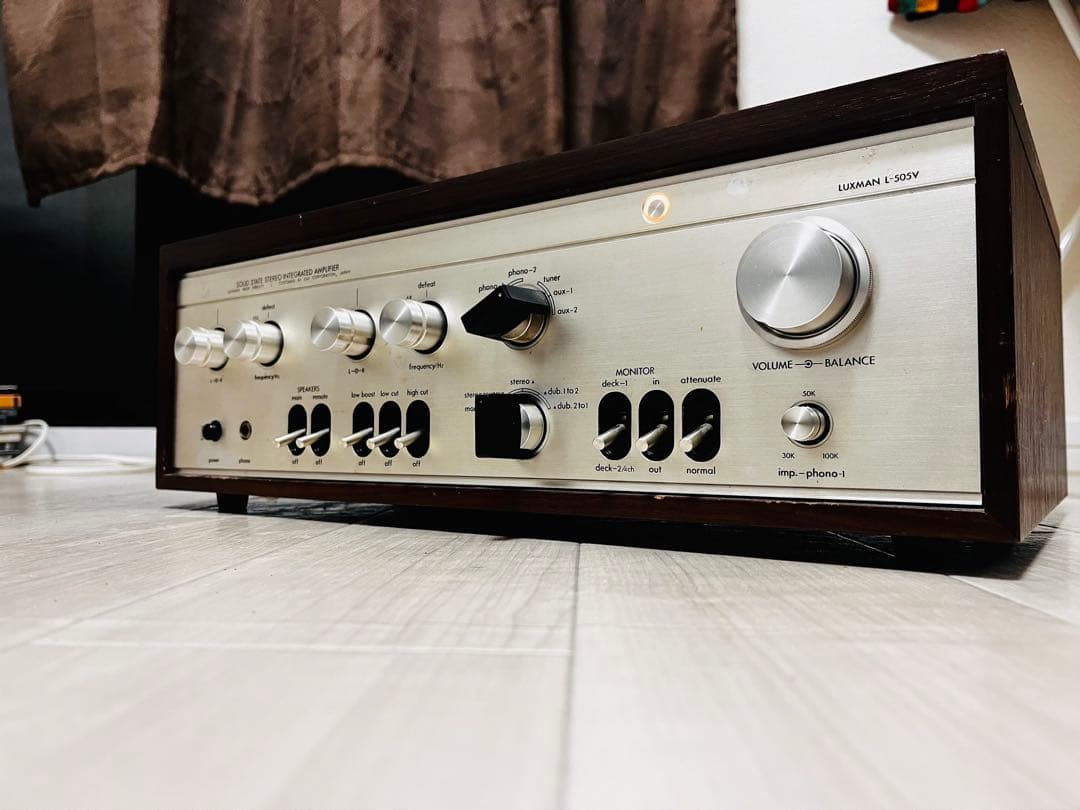 LUXMAN L-505V プリメインアンプ