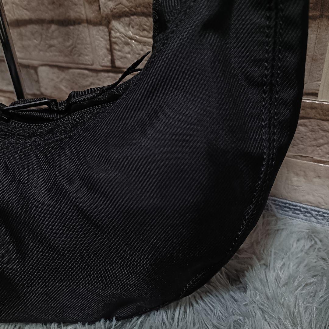 ポーター ハーフムーン ショルダーバッグ PORTER 黒 三日月