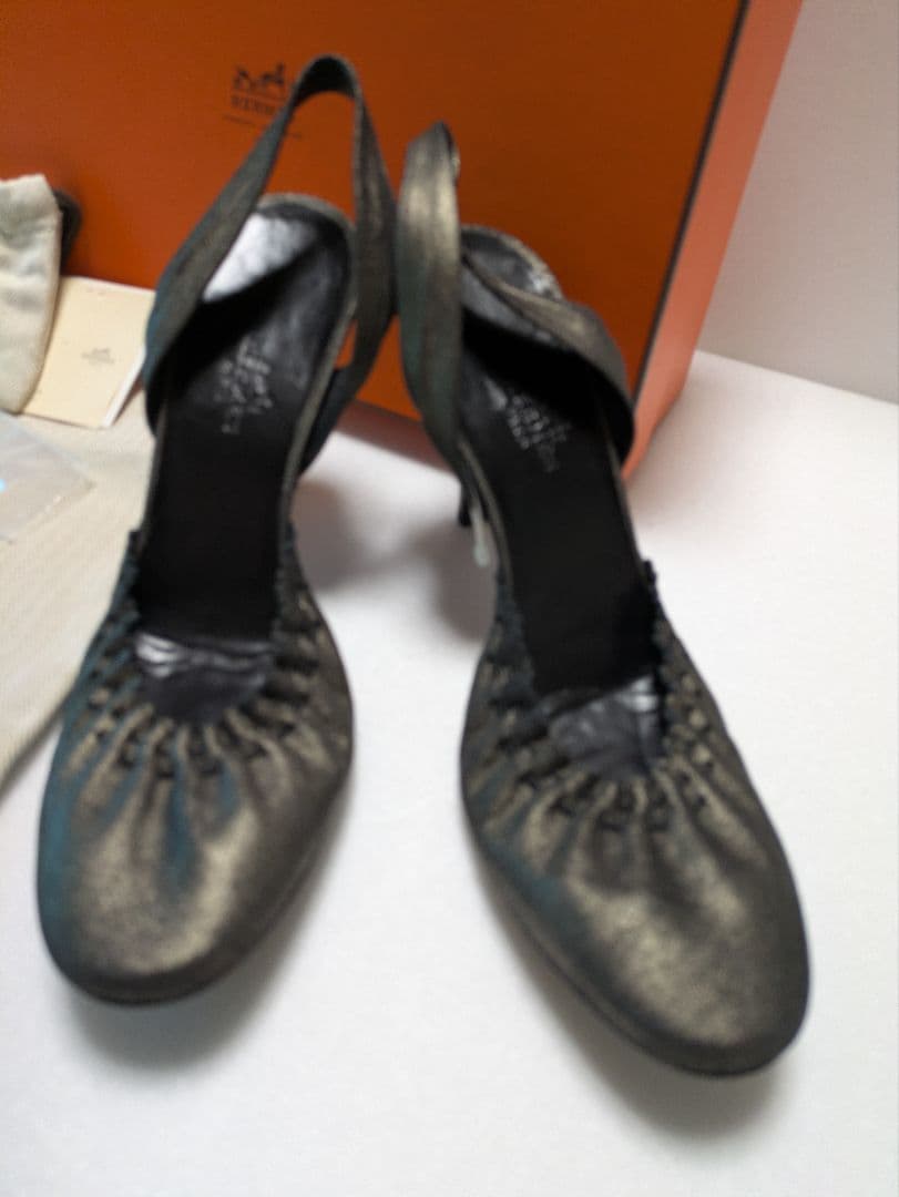 HERMESブロンズサンダル表記37