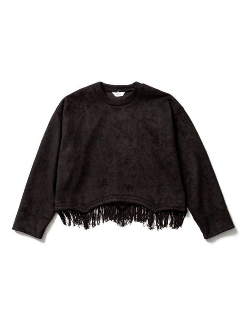トップス Sasquatchfabrix. FRINGE FAKE SUEDE SMOCK