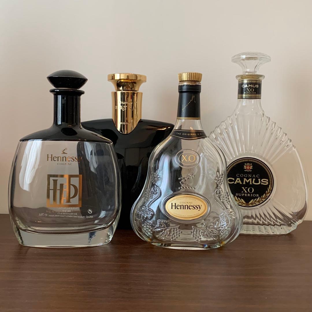 ⭐️高級コニャック⭐️ヘネシー⭐️プライヴェ⭐️XO⭐️カミュ⭐️ダークインテンス⭐️空瓶⭐️