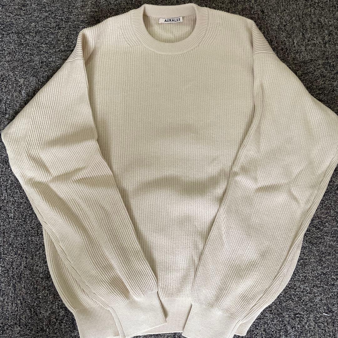 AURALEE オーラリー SUPER HARD TWIST RIB KNIT