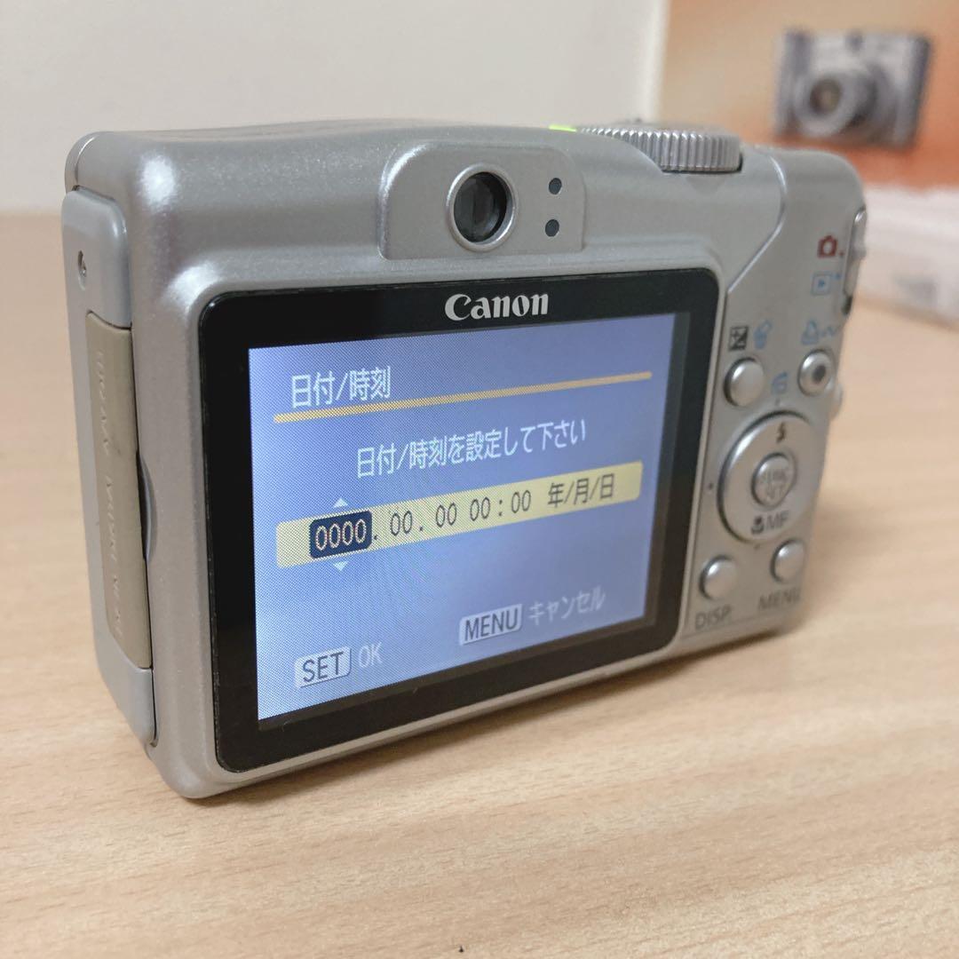 動作確認済　Canon キヤノン PowerShot A700　外箱付　デジカメ