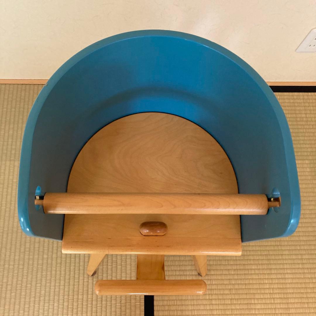 CAROTA chair カロタチェア ベビーチェア ハイチェア　ブルー　青