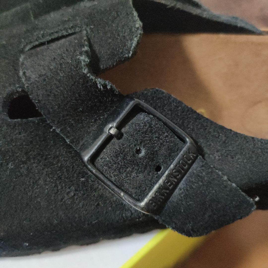 ビルケンシュトック　ボストン　42 スエード　ブラック