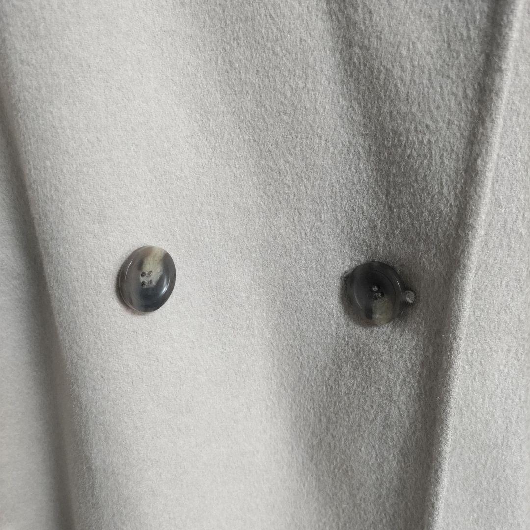 23区　ウールアンゴラ フーデットリバーコート ショート