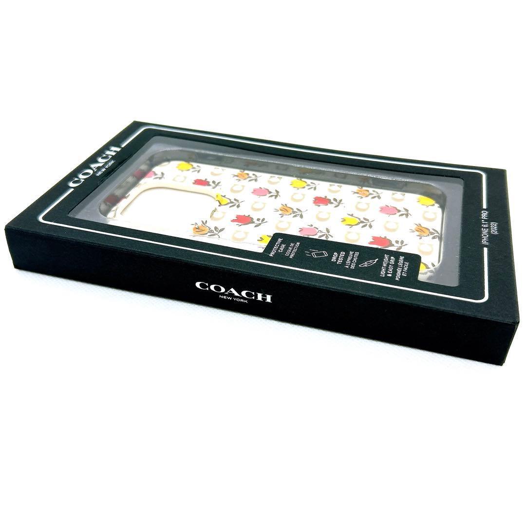 COACH コーチ スマホケース Cロゴ 花柄 IPHONE6.1\"PRO