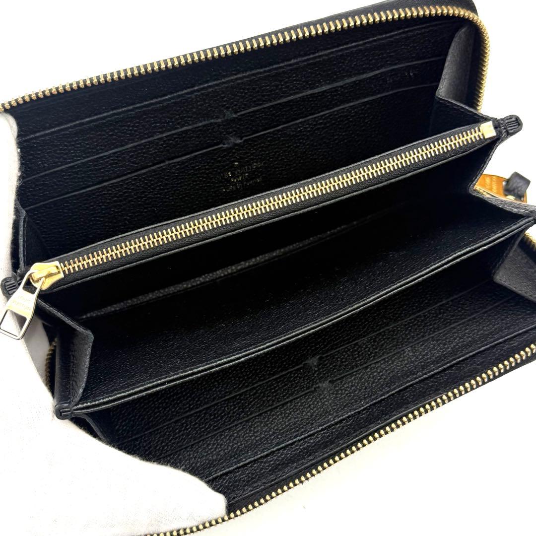 【極上美品】ルイヴィトン モノグラム アンプラント ジッピーウォレット ノワール