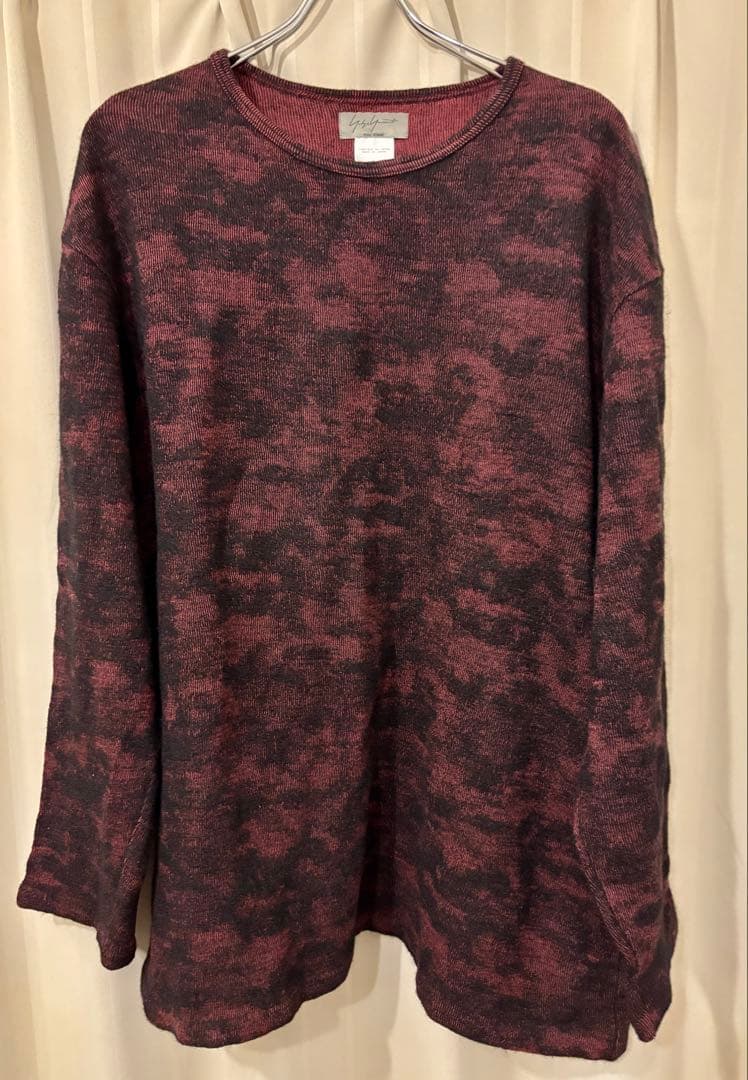 Yohji Yamamoto 迷彩柄ウールカットソー