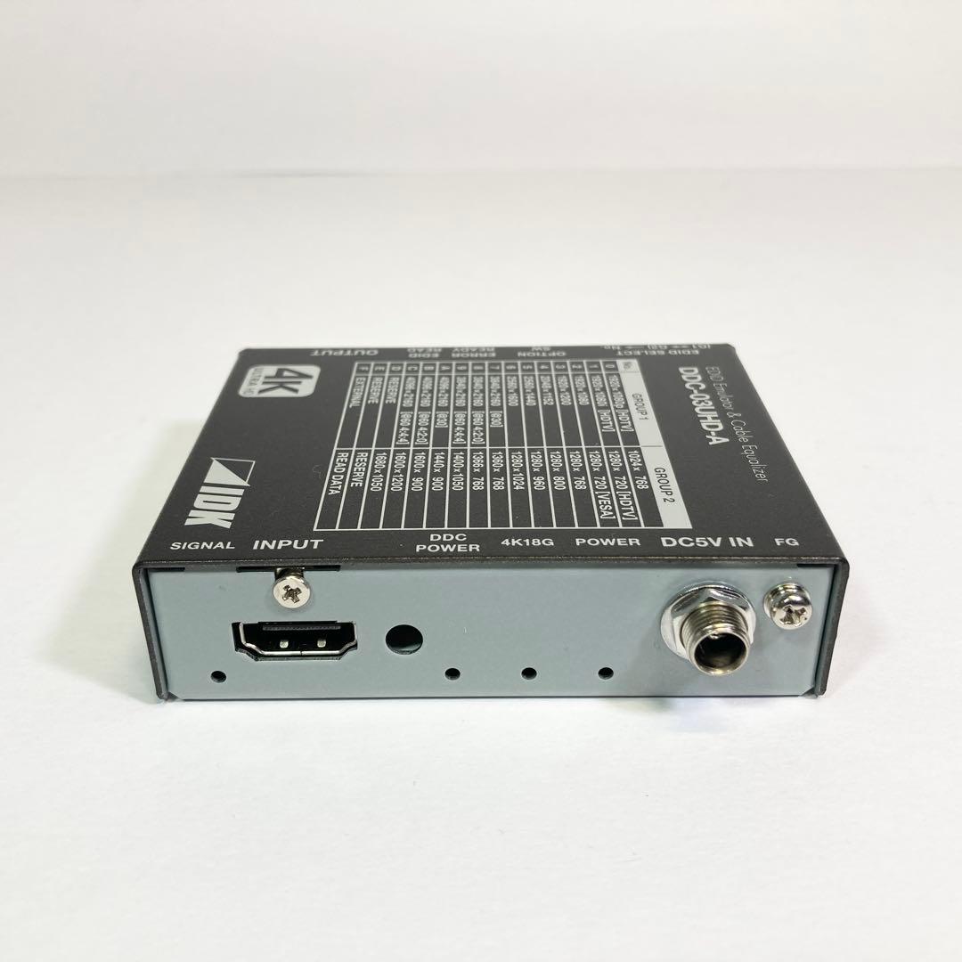 IDK DDC-03UHD-A 4K＠60対応 HDMI EDIDエミュレーター