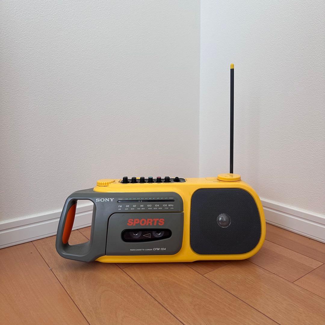 ソニーラジカセ CFM－104 スポーツ　海外仕様