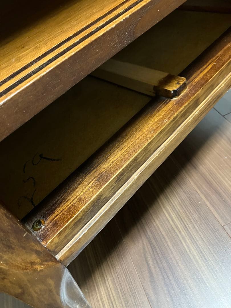 アンティーク木製サイドテーブル