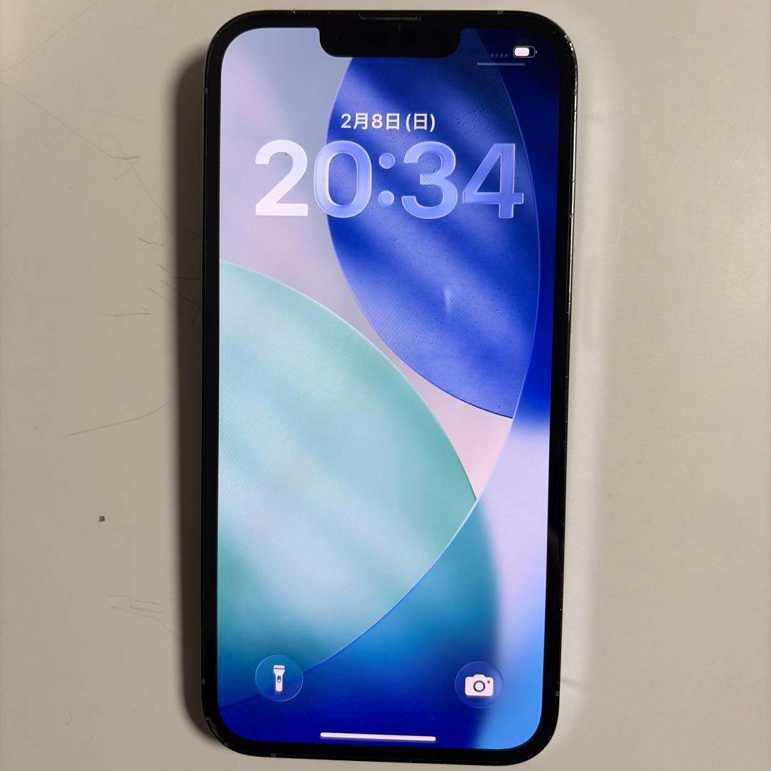 iPhone 13 Pro 箱・純正未使用充電器付／レンズ不具合・動画雑音あり