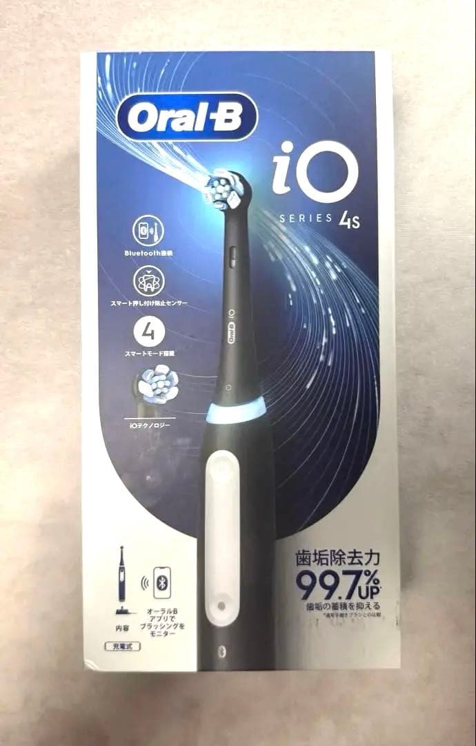 ブラウン 電動歯ブラシ オーラルB iO4S マットブラック