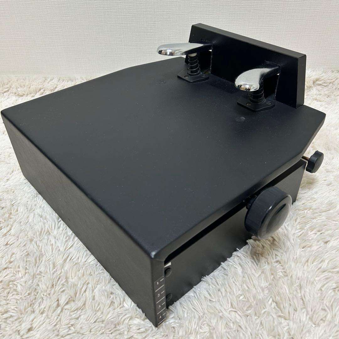 【美品】甲南 ピアノ 補助ペダル KP-DX ハンドル昇降 KONAN 脚台