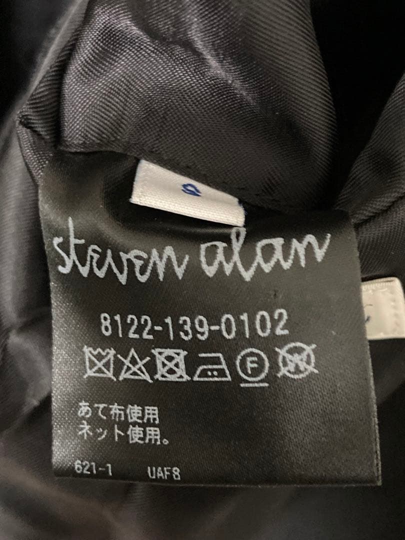 steven alan ダブルブレステッド 6ボタン ジャケット　黒S