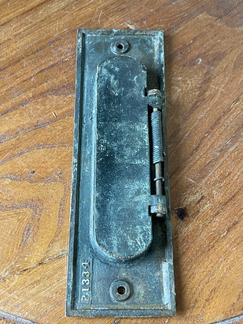 アンティーク　真鍮　郵便受け　ポスト　郵便　受け口　Letters アメリカ