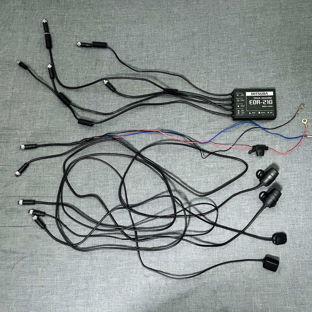 MITSUBA ミツバ EDR-21G バイク用 前後ドライブレコーダー GPS