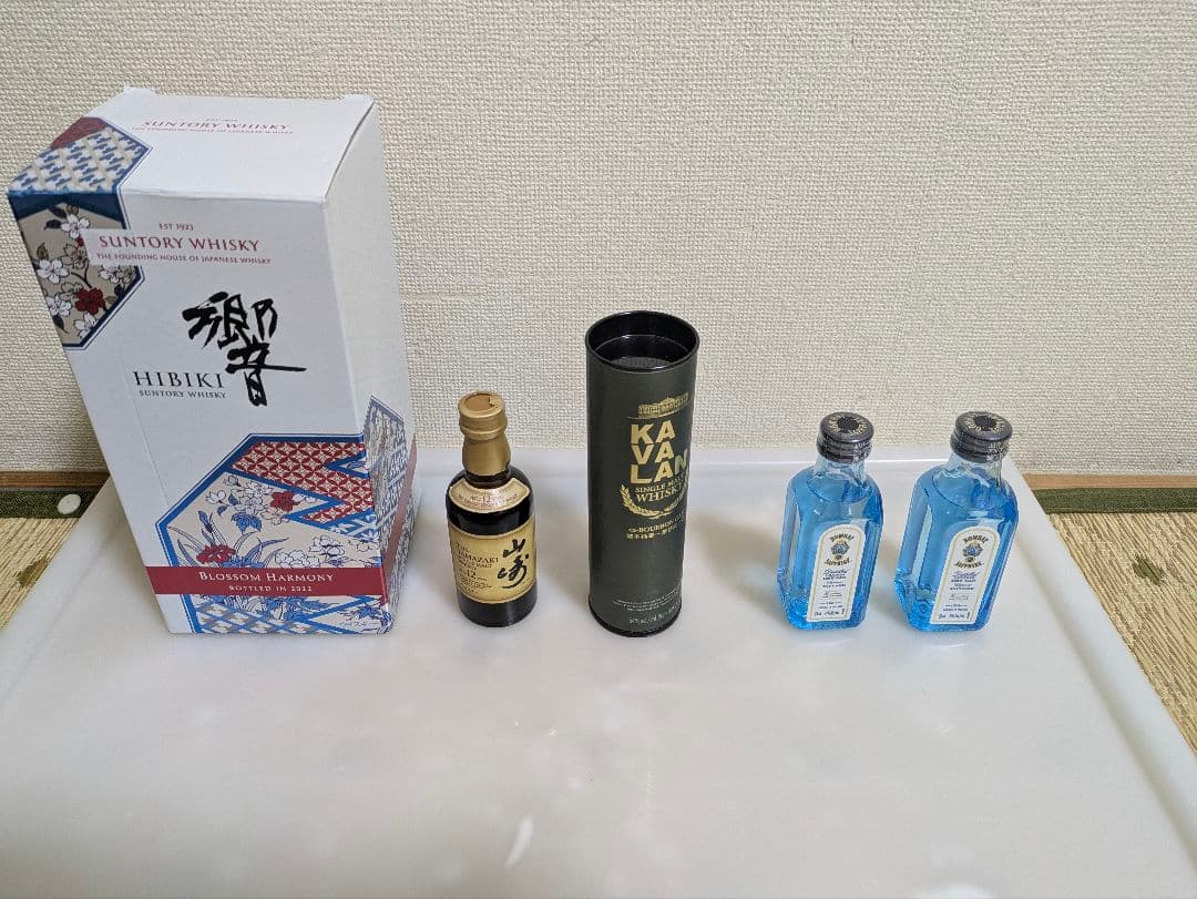 響ブロッサムハーモニー2022、山崎12年、カバラン　各1本、その他2本