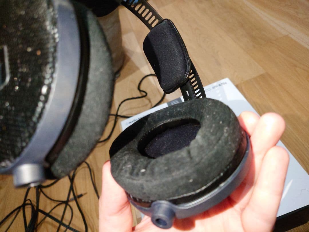 オーディオテクニカR70xと4.4mmケーブル