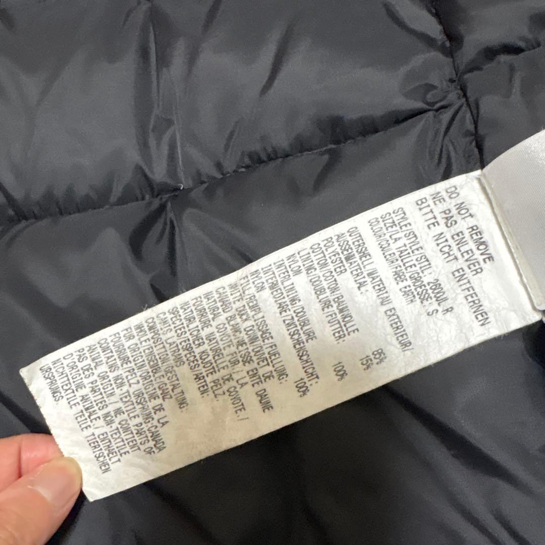 美品✨カナダグース ブロンテパーカー カーキ ダウンコート リアルファー S