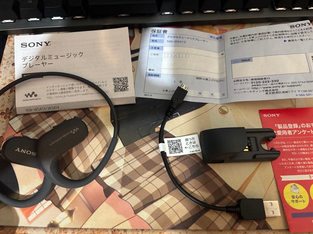 SONY デジタルオーディオプレーヤー 本体ウォークマン　 NWWS413