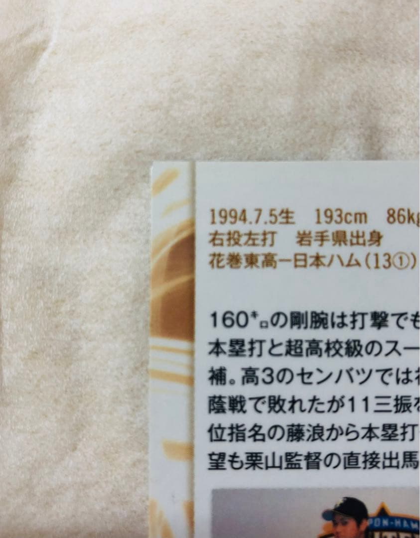 【貴重】大谷翔平 2013 BBM ルーキーエディション SCM 銀箔サイン