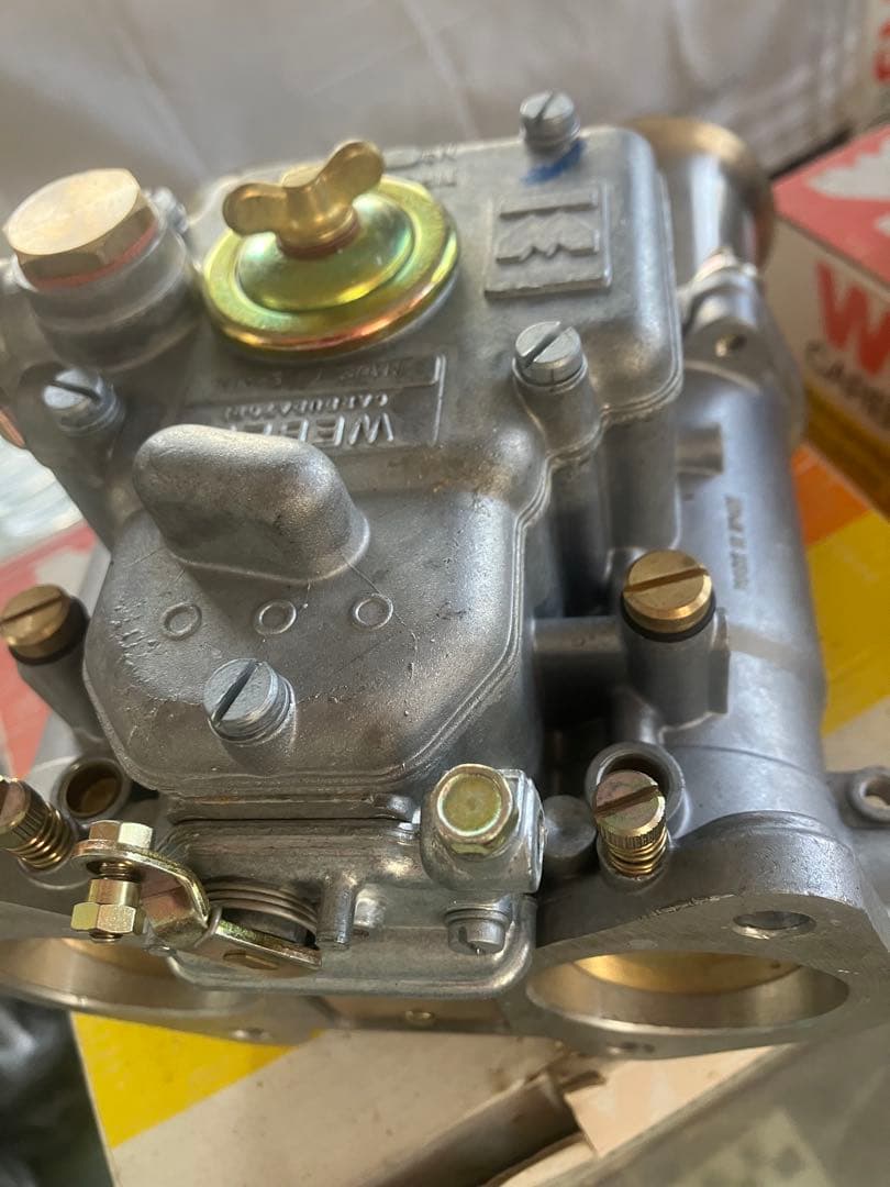 WEBERウエーバー45DCOEスペイン製キャブレター対策前ビンテージ