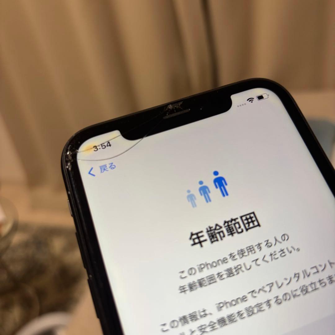 iPhone XR 256GB カメラ、背面割れ