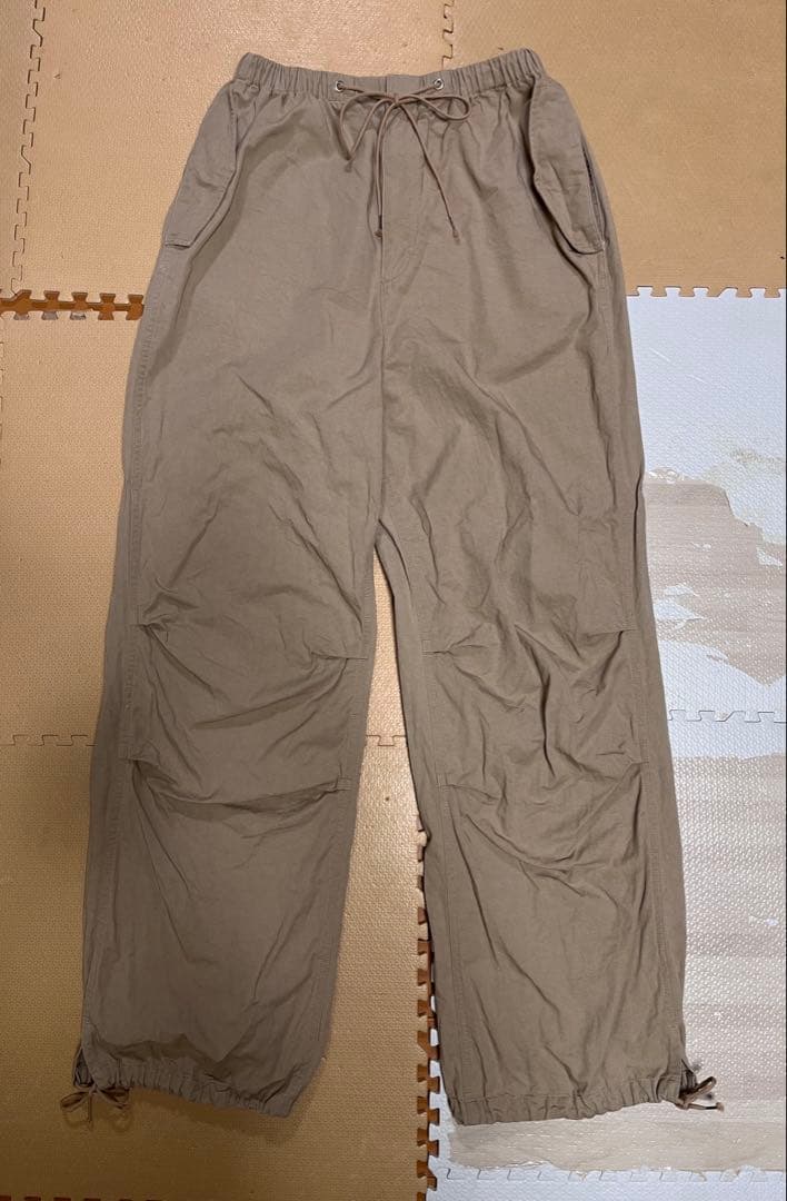 SHISHIKUI PARACHUTE PANTS / BEIGE サイズM