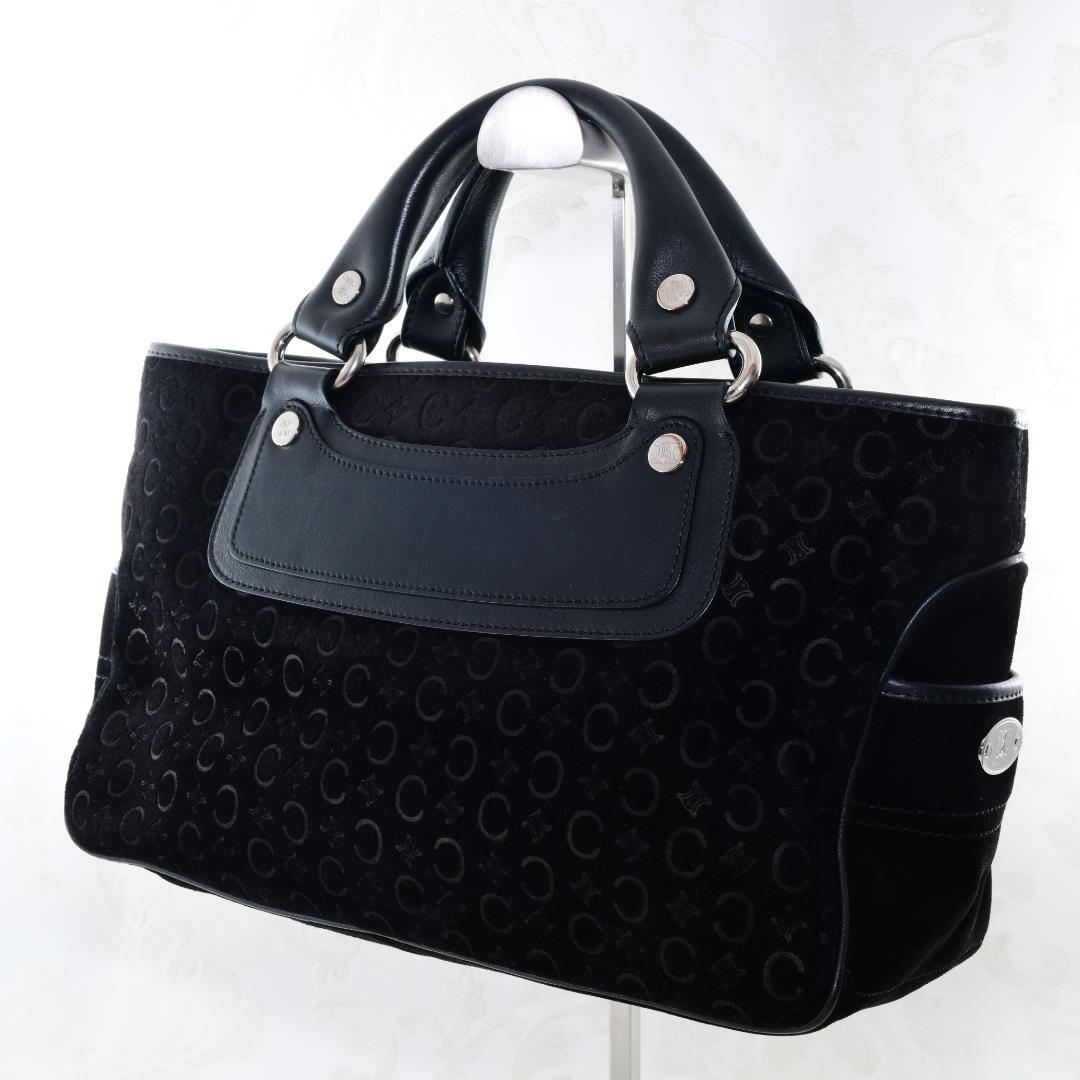 CELINE セリーヌ クラッチバッグ ブギーバッグCマカダム 黒 匿名配送