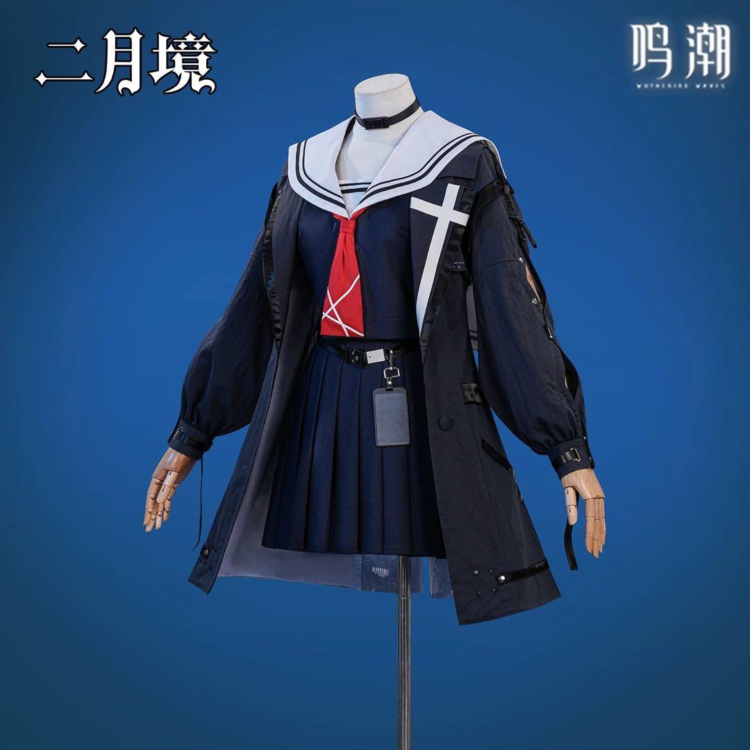 鳴潮　千咲　コスプレ衣装＋セット済みウィッグ