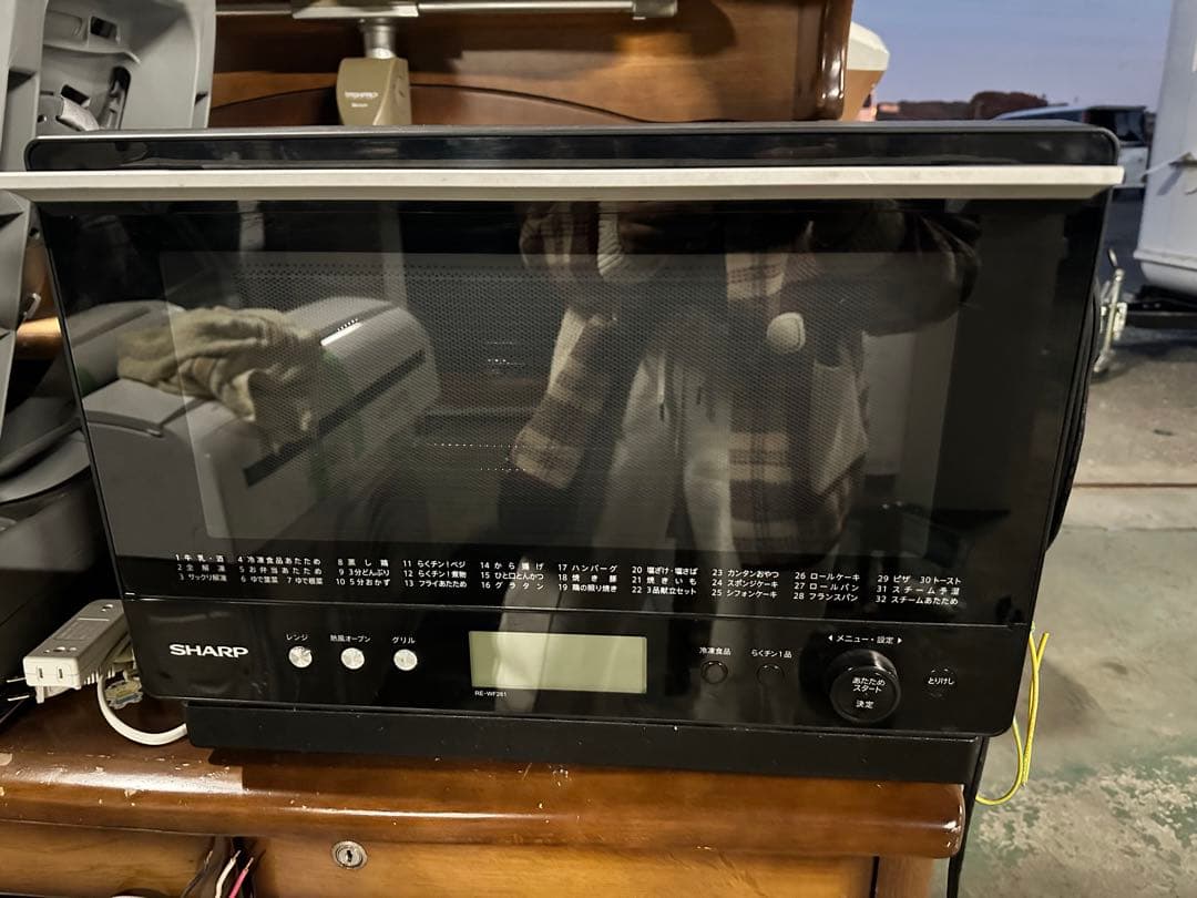 ジャンク品 SHARP オーブンレンジ RE-WF261-B ブラック