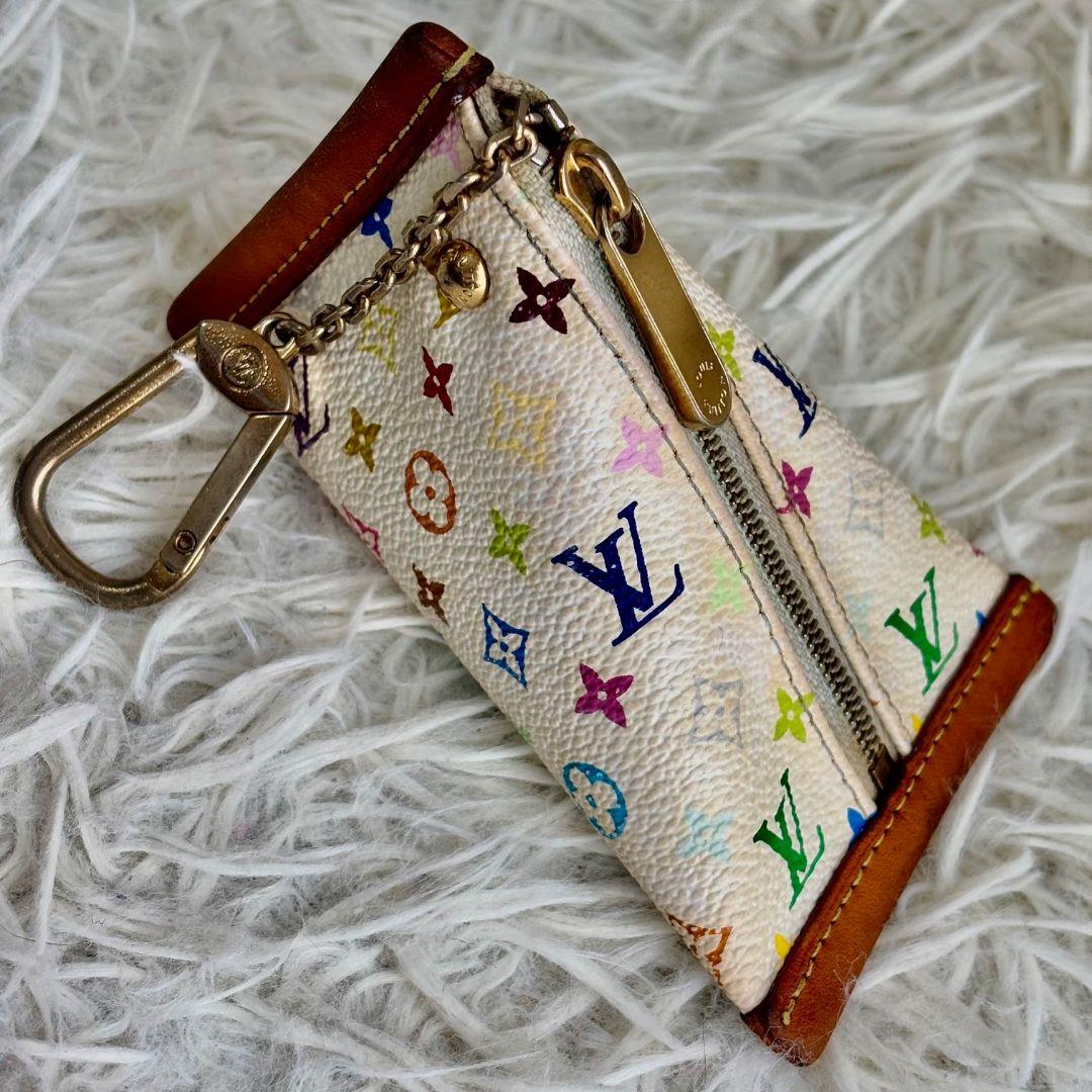 【超激レア 良品】ルイヴィトン　マルチカラー　ベルランゴ　ケース　白系