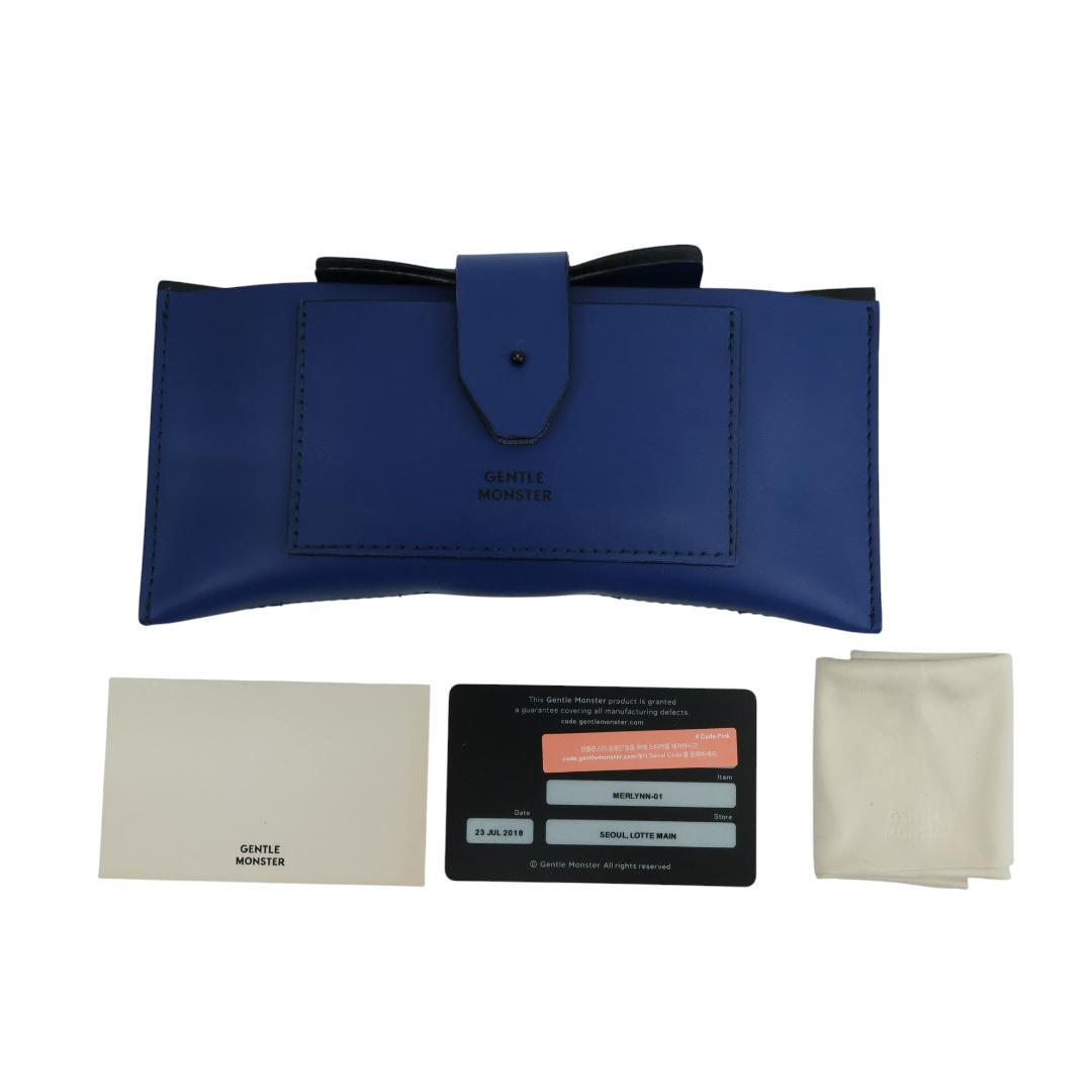 希少 美品 ジェントルモンスター MERLYNN 01 ブラック Gカード付