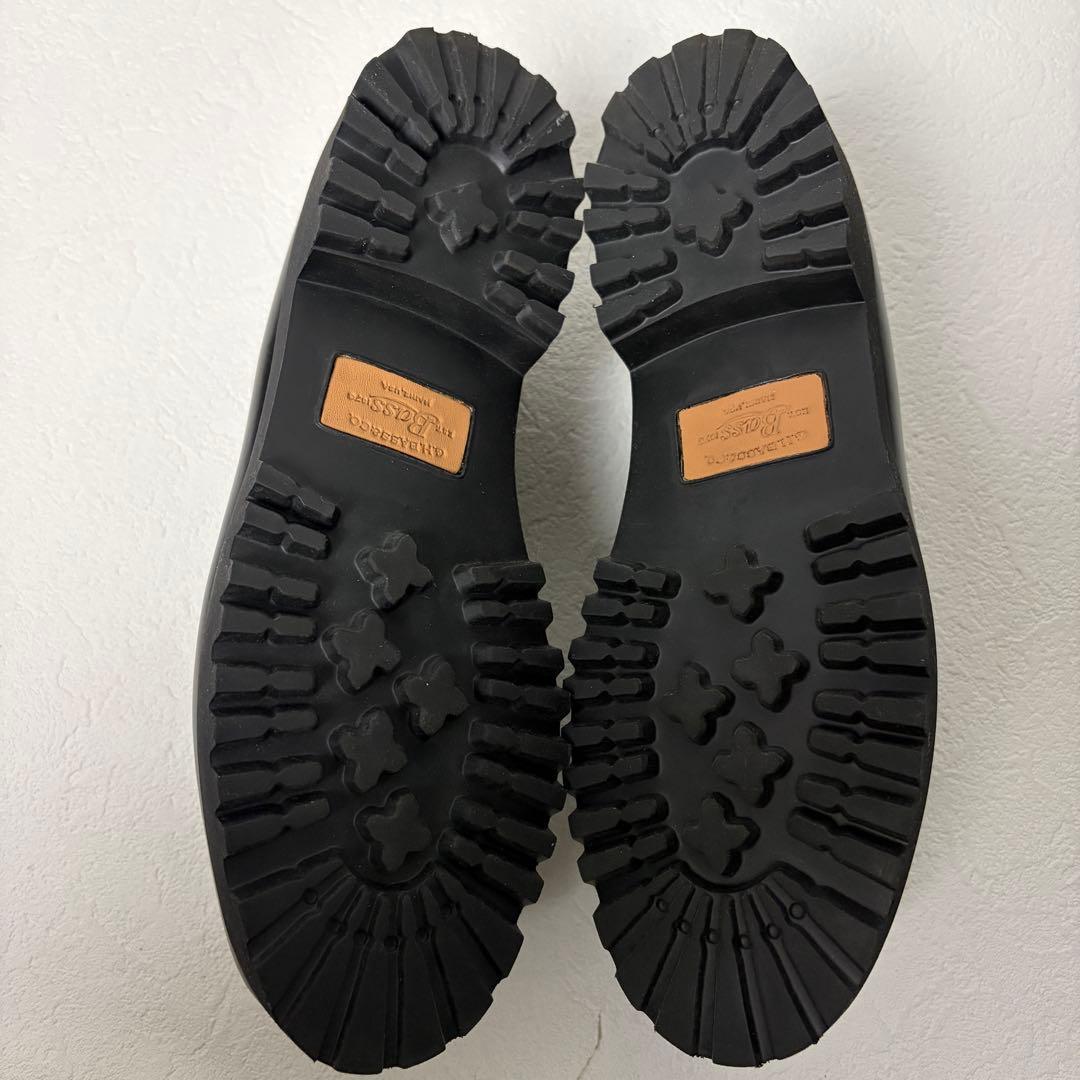 美品　G.H. Bass 厚底　ローファー　ブラック　黒　ジーエイチバス