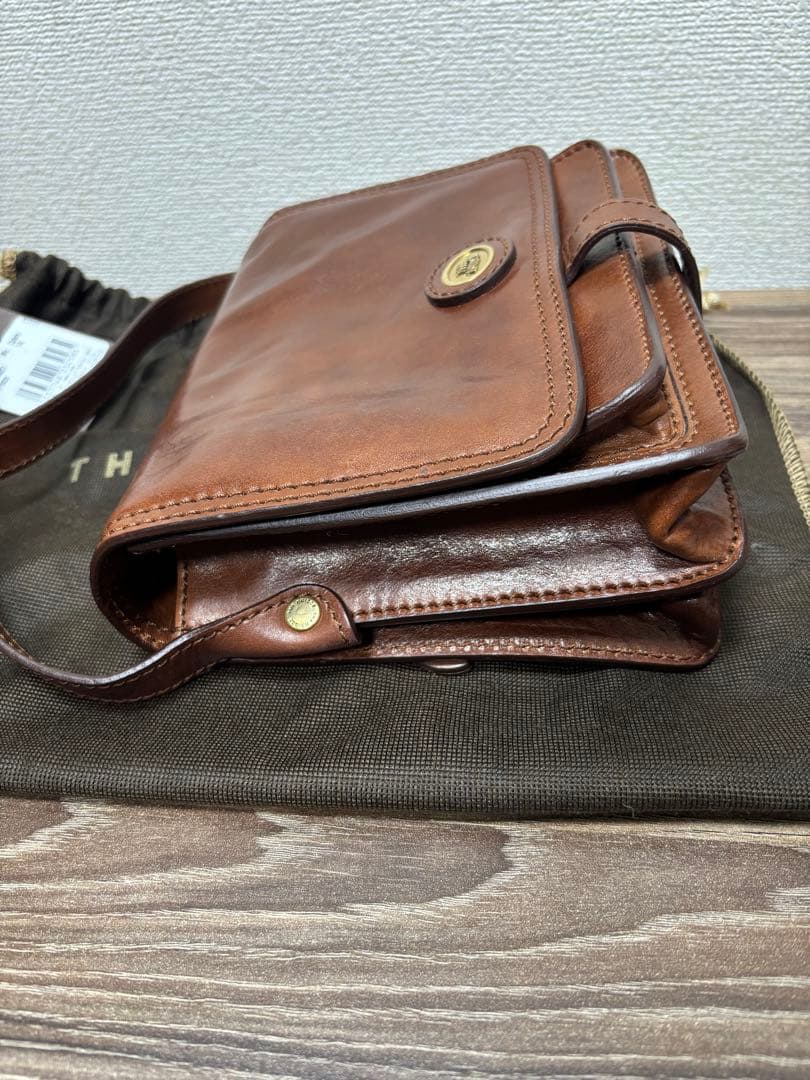 THE BRIDGE　ザ・ブリッジ　ブラウンレザー　ショルダーバック