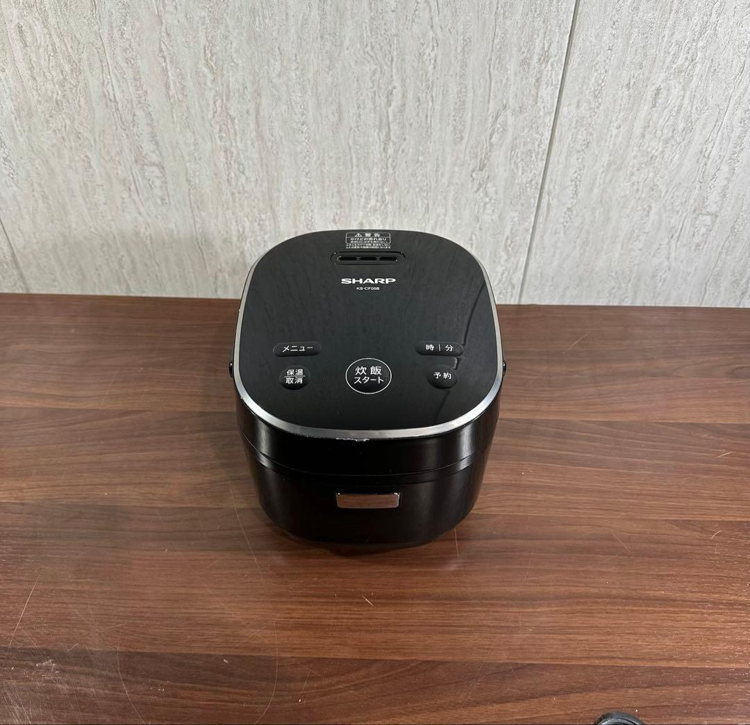 美品 SHARP 3合炊き ジャー炊飯器 KS-CF05B-B 19年製