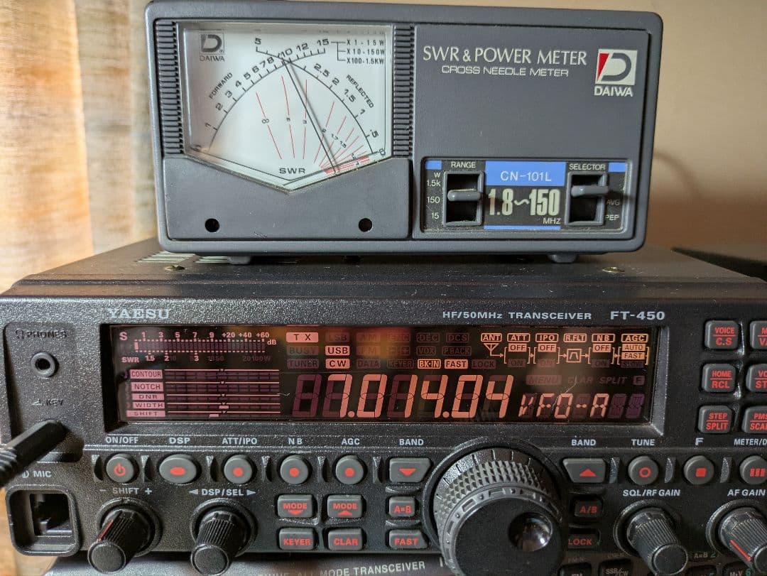 YAESU FT-450 HF/50MHz トランシーバー