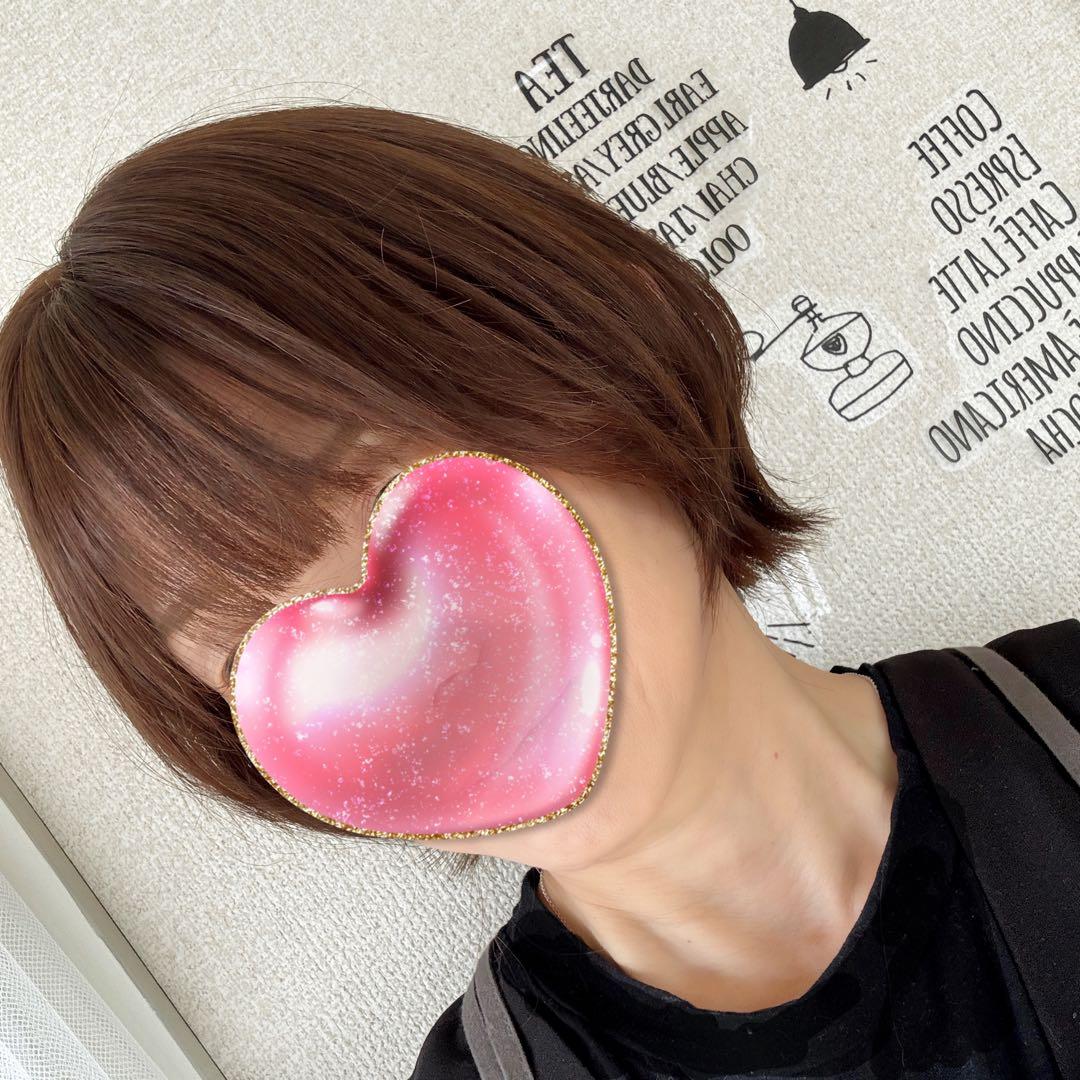 リピーター　　★サラサラ高級人毛100%★外ハネショート　ブラウン