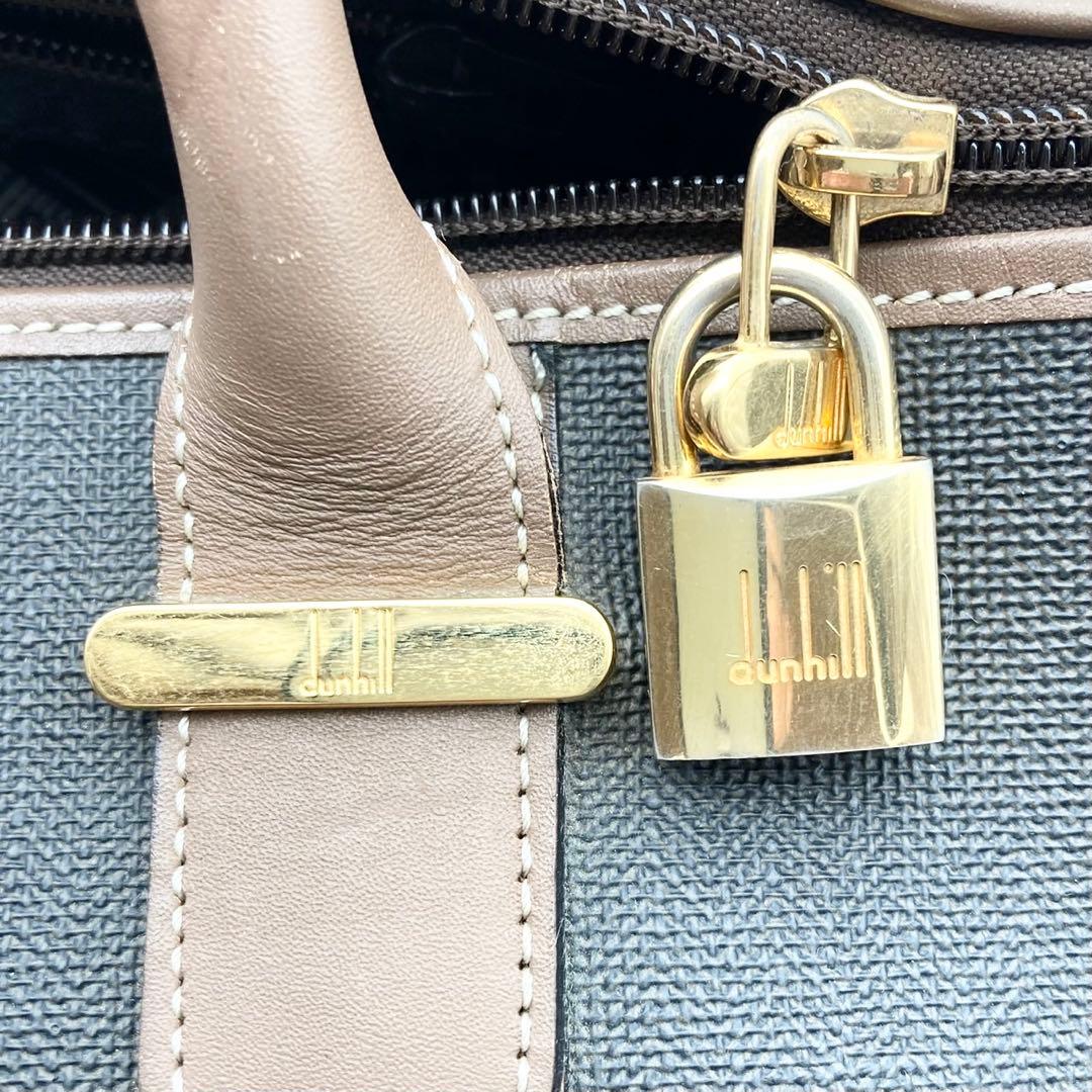 dunhill ダンヒル ボストンバッグ 大容量 旅行 出張