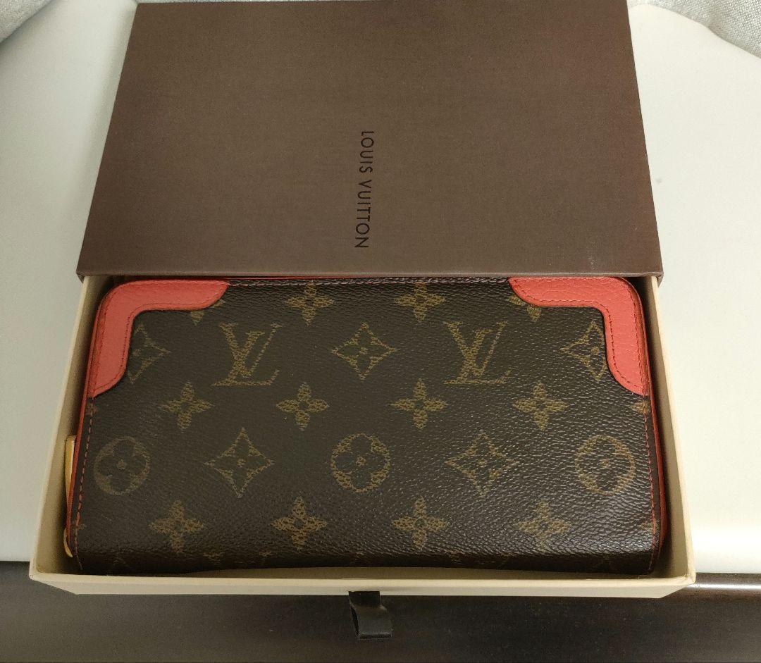 Louis Vuitton ジッピーウォレット レティーロ レッド