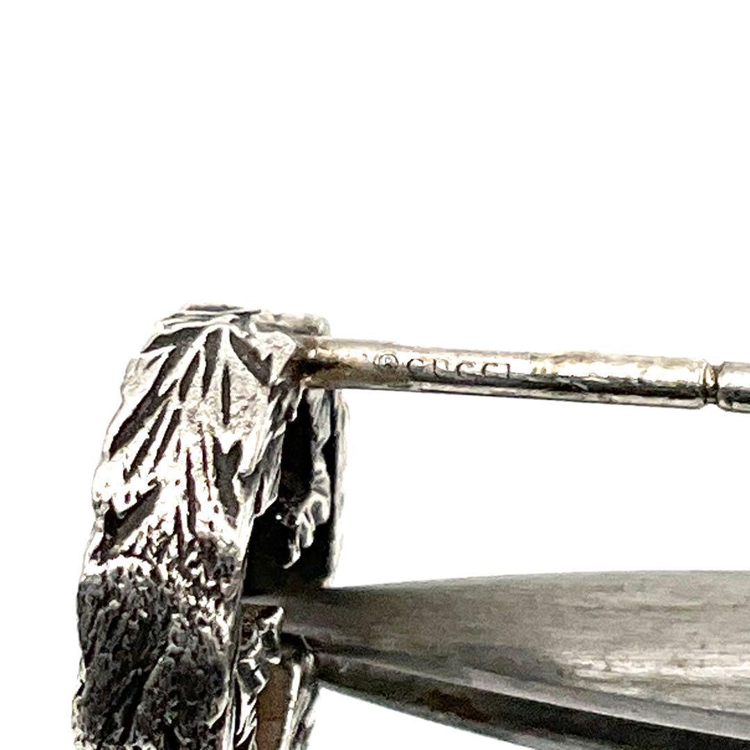 GUCCI グッチ ピアス 片耳 インターロッキング シルバー 925